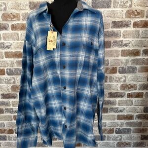 NWT Red Head Brand Co. Plaid Button Up